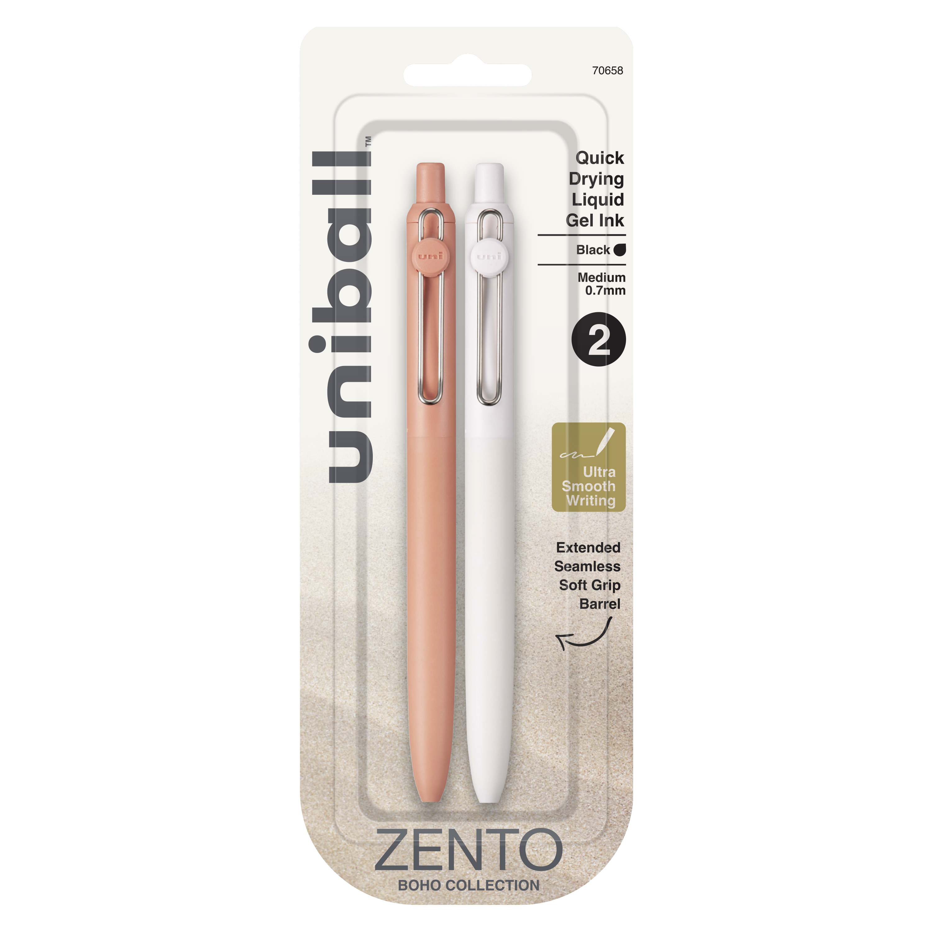 uniball™ Zento, 0.7 mm, Liquid Gel Ink Retractable Pens