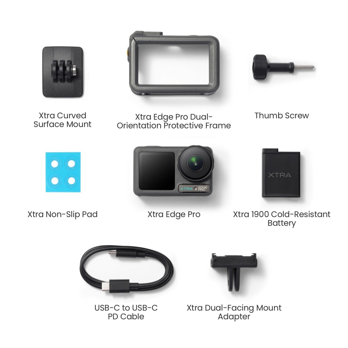 XTRA EDGE Pro 4K Action Camera