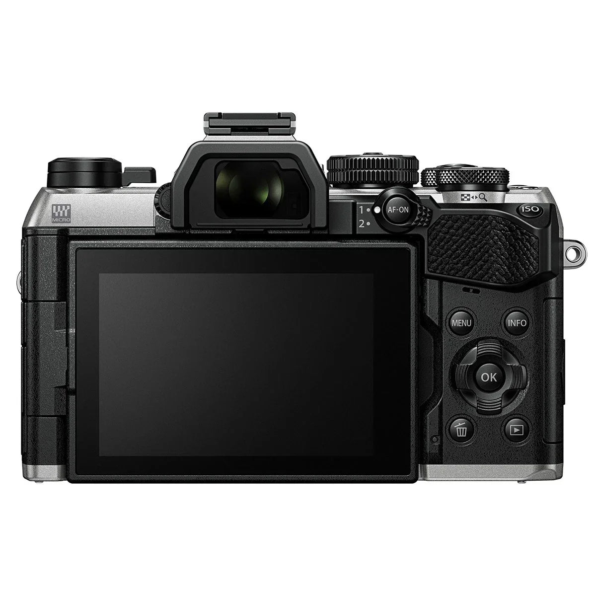OM SYSTEM OM-5 Mark II Mirrorless Camera, Silver with M.Zuiko Digital ED 14-150m