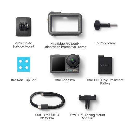 XTRA EDGE Pro 4K Action Camera
