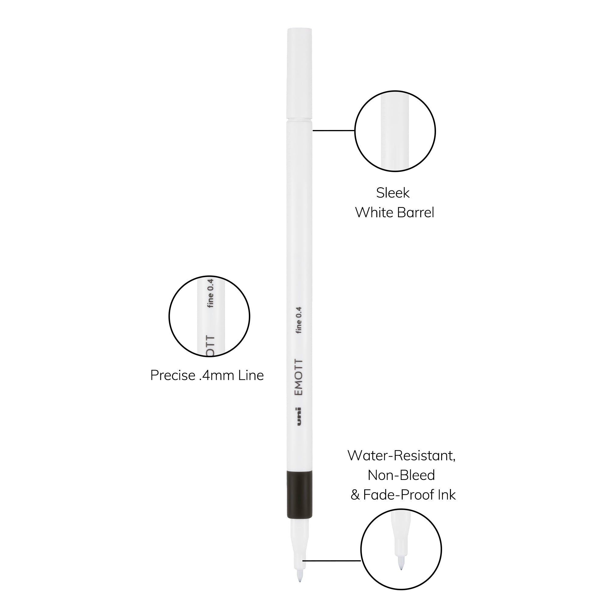 uni® EMOTT, Fine Line Marker
