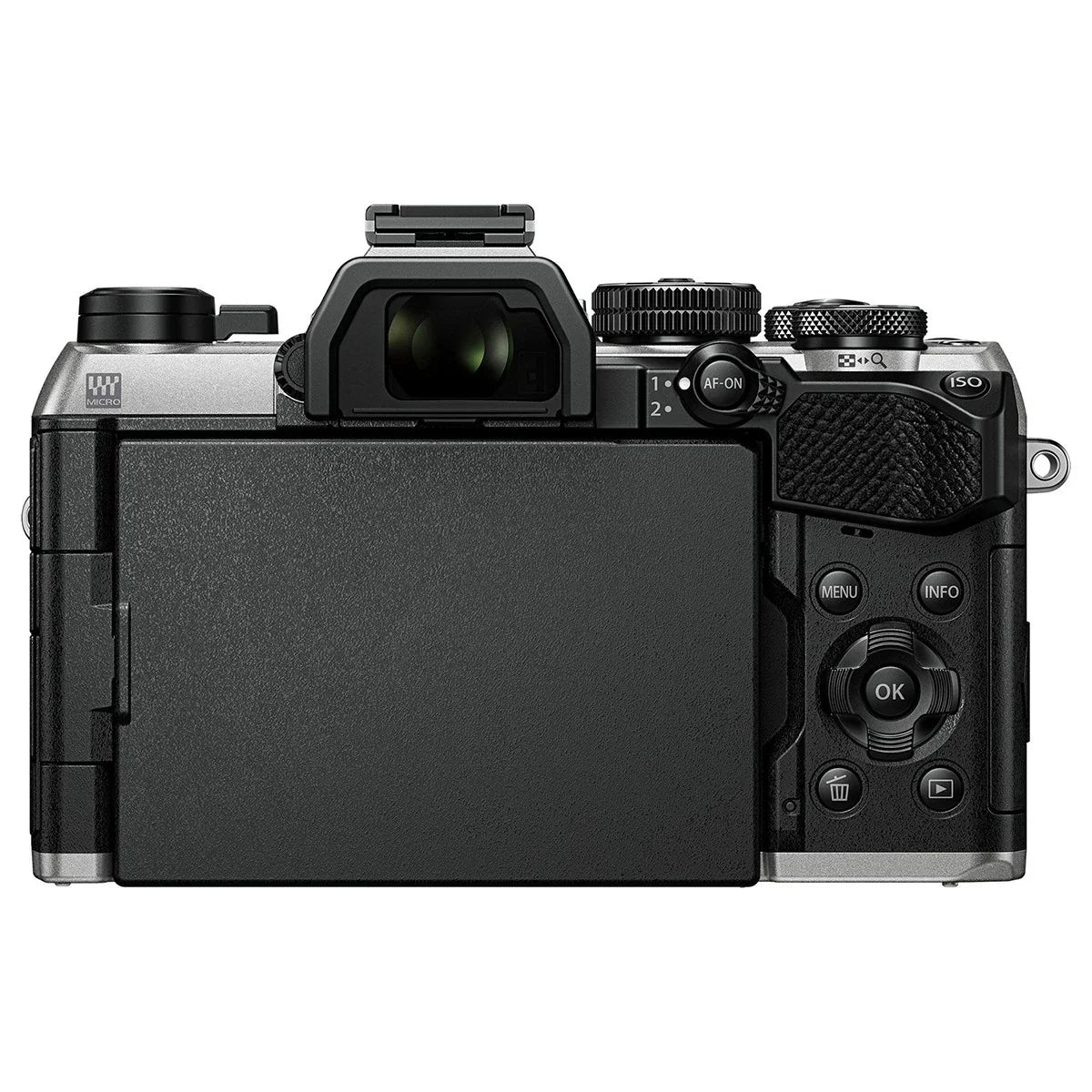 OM SYSTEM OM-5 Mark II Mirrorless Camera, Silver with M.Zuiko Digital ED 14-150m