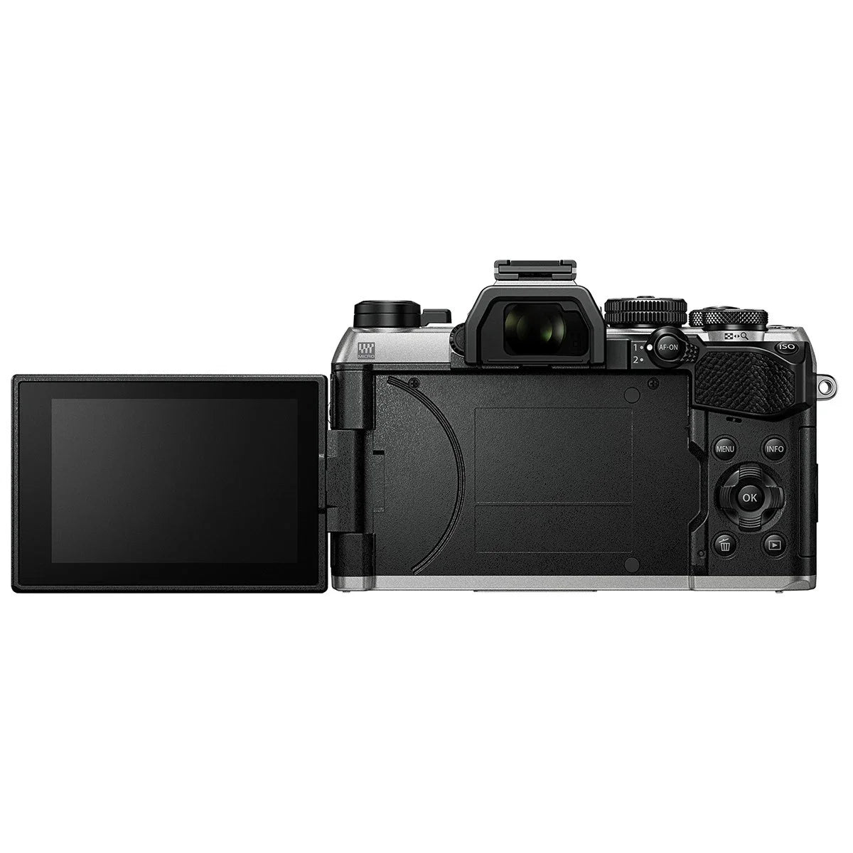 OM SYSTEM OM-5 Mark II Mirrorless Camera, Silver with M.Zuiko Digital ED 14-150m