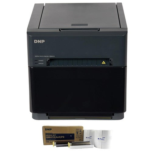 DNP QW410 4.5-inch Dye-Sublimation Professional Photo Printer Essential Bundle w