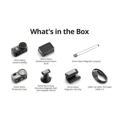 DJI Osmo Nano 64GB Action Camera Standard Combo