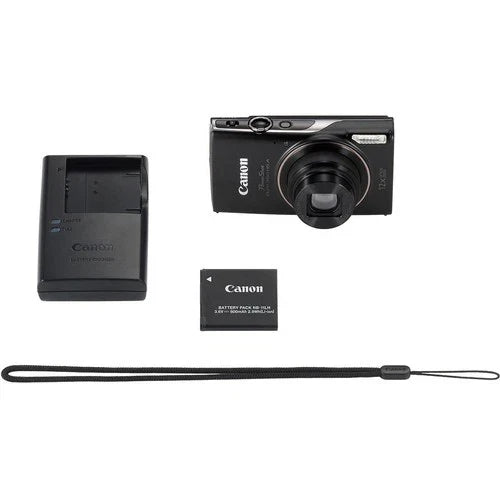 Canon PowerShot ELPH 360 HS Digital Camera Bundle with 64GB microSD Card, SD Ada
