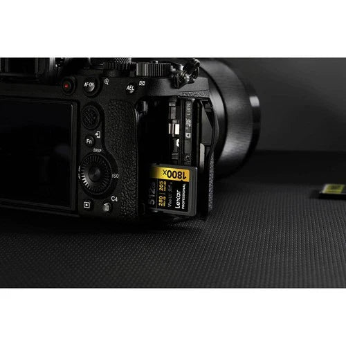Lexar GOLD Series Professional 1800x 512GB UHS-II SDXC Memory Card