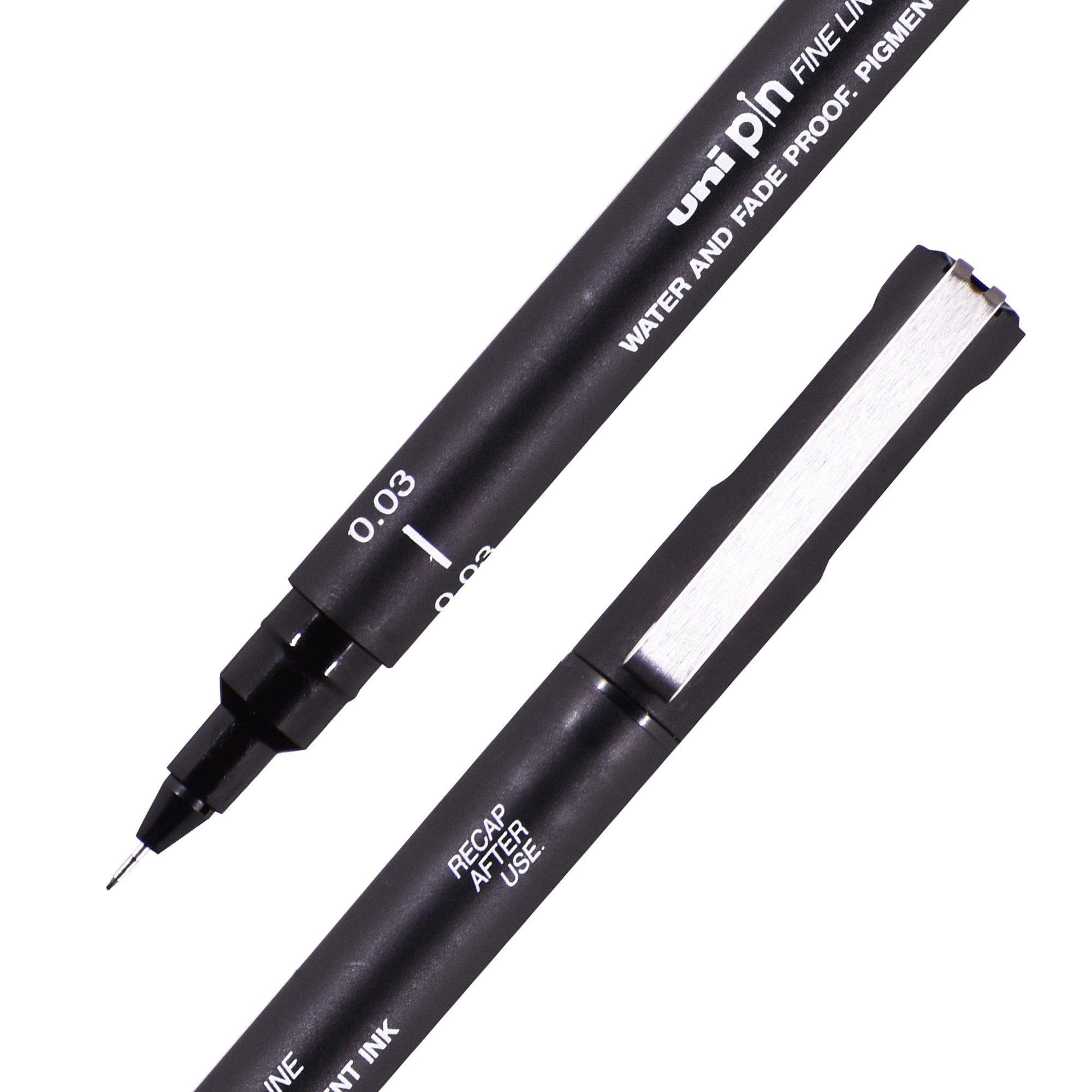 uni® Pin, Fine Line Drawing Pen, 0.03 mm